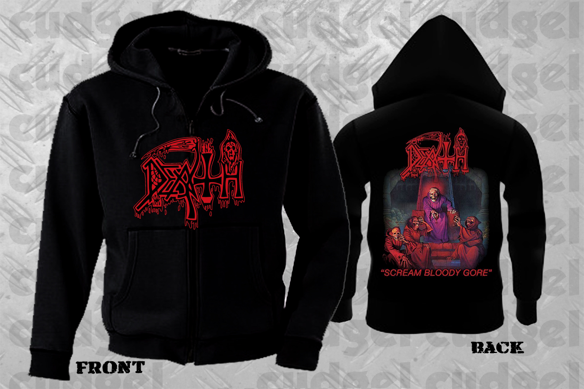 death scream bloody gore hoodie